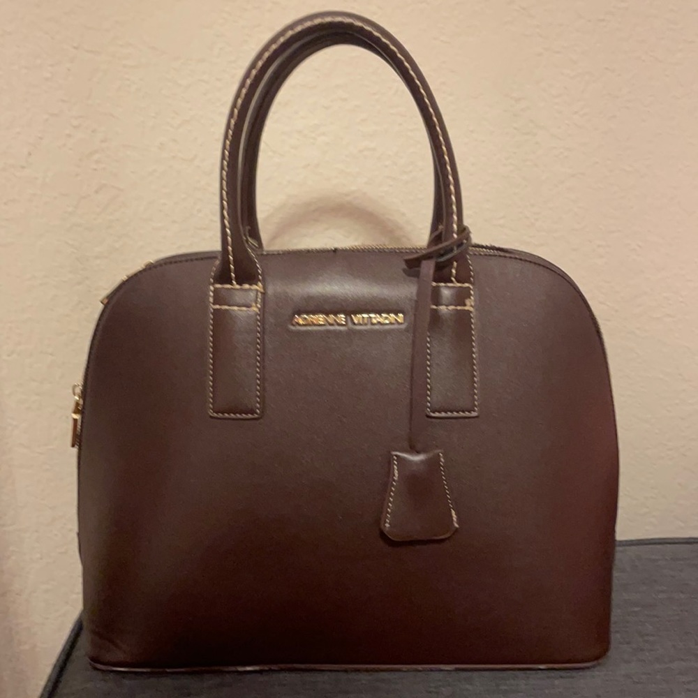 Chocolate Adrienne Vittadini purse